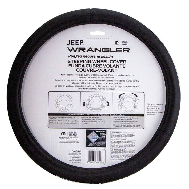 Plasticolor 006712R01 Steering Wheel Cover compatable with Jeep Wrangler - Image 4